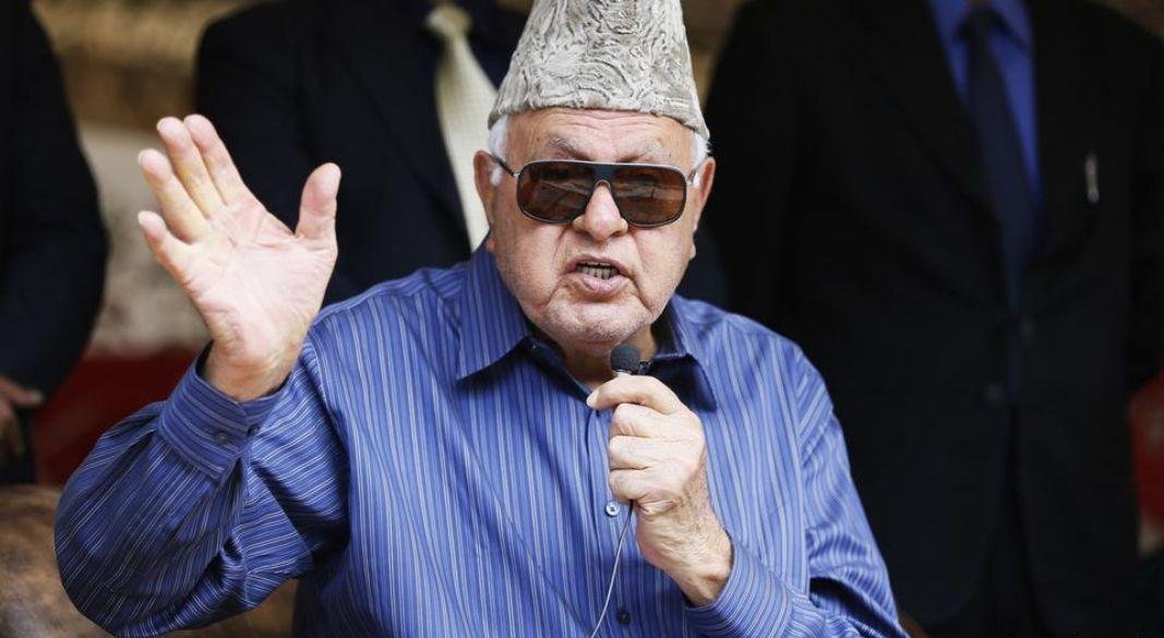 জম্মু ও কাশ্মীরের সাবেক মুখ্যমন্ত্রী ফারুক আবদুল্লাহ