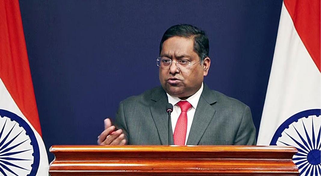 ভারতের পররাষ্ট্র মন্ত্রণালয়ের মুখপাত্র রণধীর জয়সওয়াল