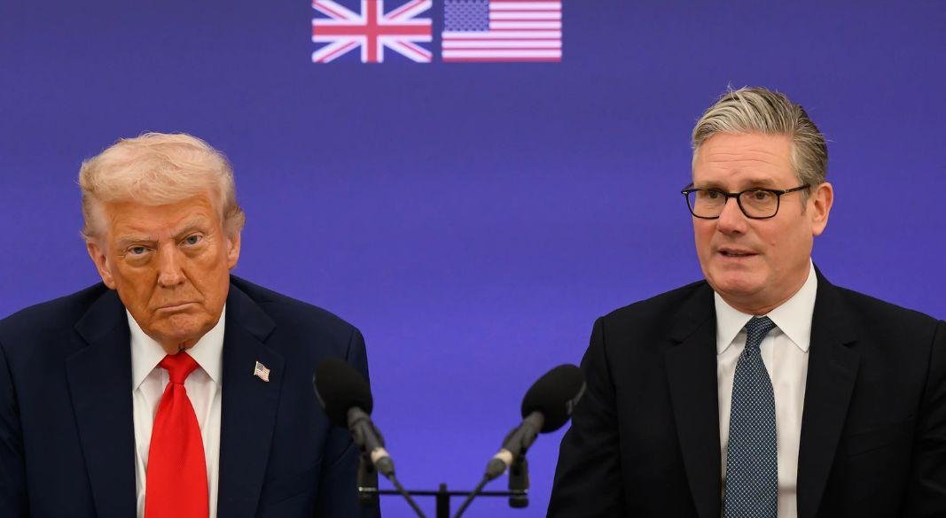 মার্কিন প্রেসিডেন্ট ডোনাল্ড ট্রাম্প ও ব্রিটিশ প্রধানমন্ত্রী কিয়ার স্টারমার | ছবি: সংগৃহীত