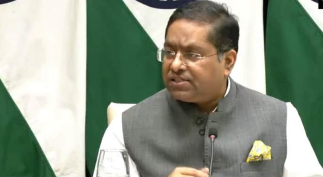 রণধীর জয়সওয়াল। ফাইল ছবি: পিটিআই