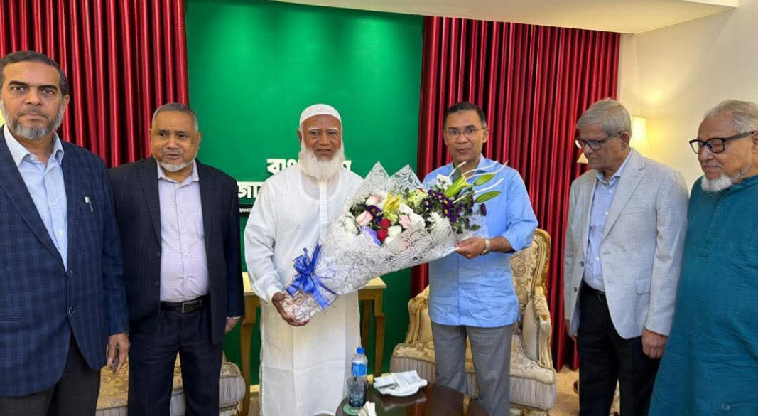 জামায়াত আমিরের বাসায় তারেক রহমান