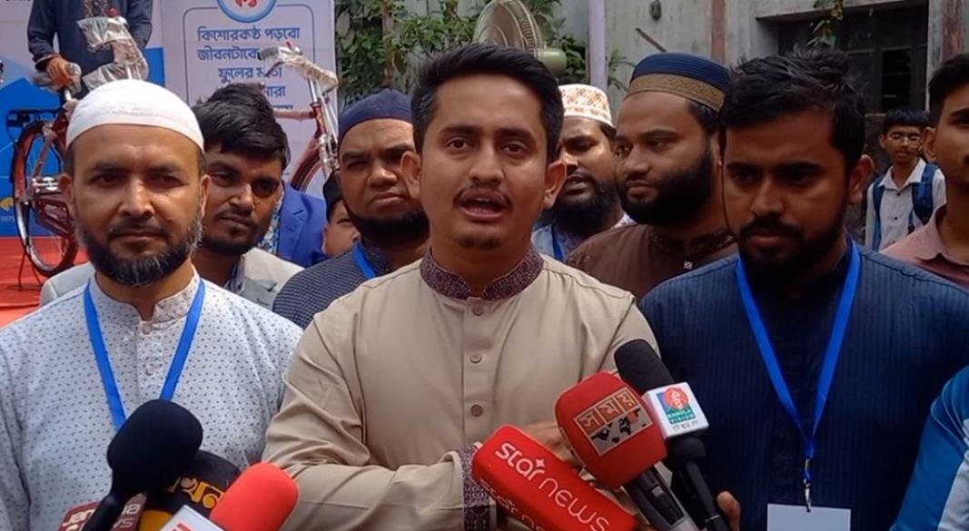 জাতীয় নাগরিক পার্টি এনসিপির উত্তরাঞ্চলের মুখ্য সংগঠক সারজিস আলম।