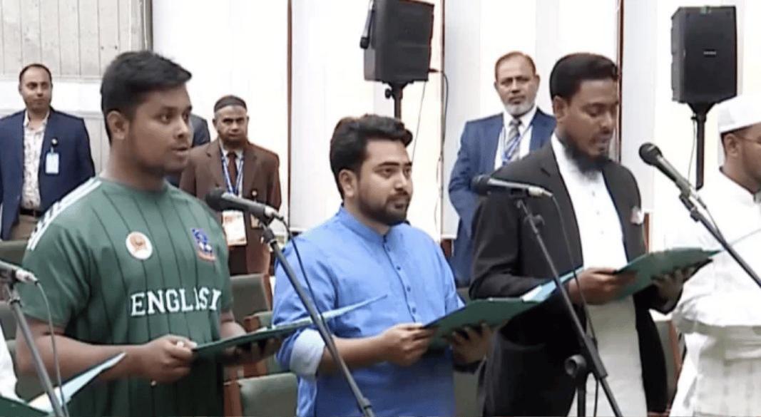 সংসদ সদস্য হিসেবে শপথ নিয়েছেন হাসনাত আবদুল্লাহ