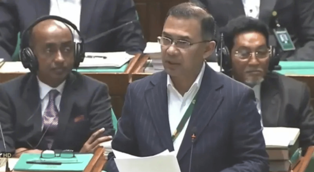 সংসদে বক্তব্য রাখেন প্রধানমন্ত্রী ও সংসদ নেতা তারেক রহমান