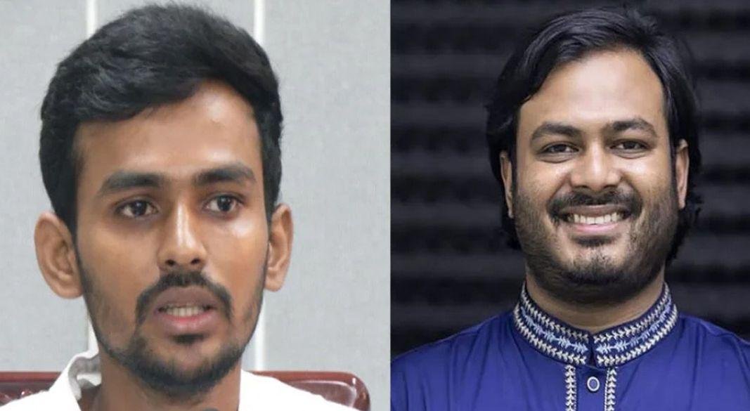 আসিফ মাহমুদ সজীব ভূঁইয়া ও আরিফুল ইসলাম আদীব।