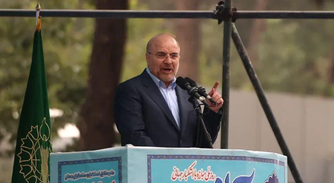 ইরানের পার্লামেন্ট স্পিকার মোহাম্মদ বাঘের ঘালিবাফ।