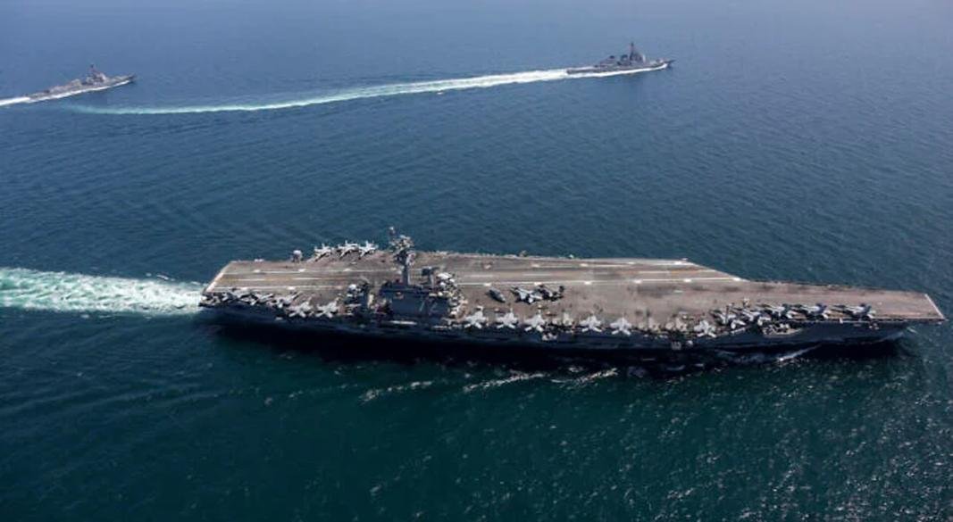 ইরান দাবি করেছে যে, তারা মার্কিন যুদ্ধজাহাজে হামলা চালিয়েছে। ছবি: সংগৃহীত