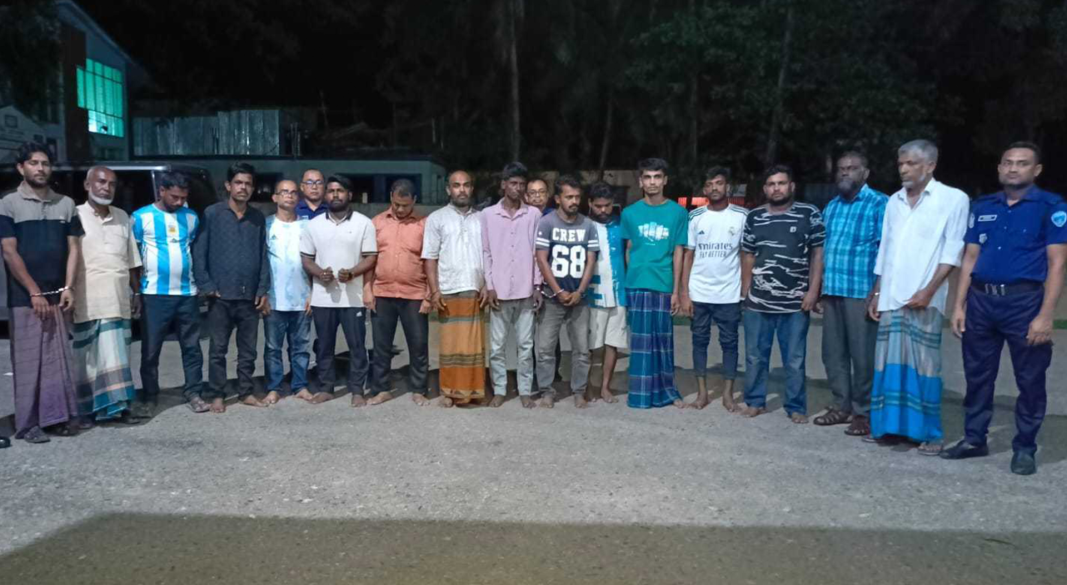 রাঙামাটিতে বিশেষ অভিযানে ১৬ জন গ্রেপ্তার