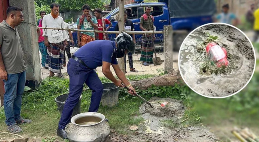 চুয়াডাঙ্গায় বোমাসদৃশ বস্তু উদ্ধার