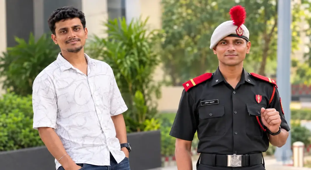 বড় বেতনের চাকরি ছেড়ে ছোটবেলার স্বপ্ন পূরণে ভারতীয় সেনাবাহিনীতে যোগ দিলেন শারদেন্দু তিওয়ারি
