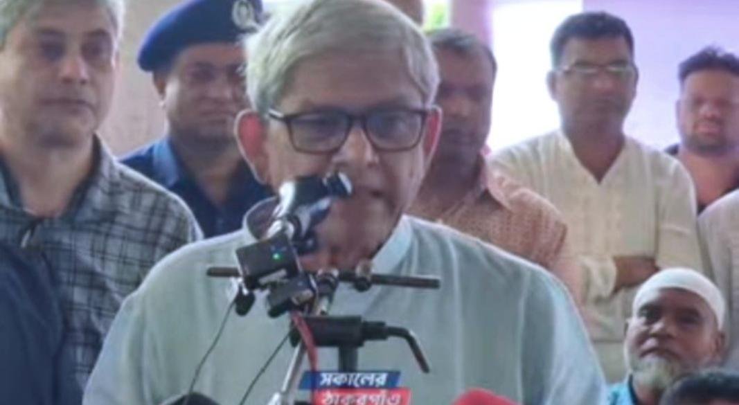 বিএনপি মহাসচিব ও স্থানীয় সরকারমন্ত্রী মির্জা ফখরুল ইসলাম আলমগীর।