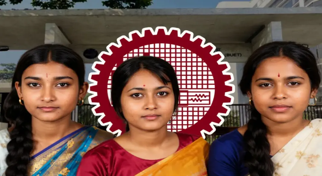 ১৯৬৪ সালে ইপুয়েটে (বর্তমান বুয়েট) প্রকৌশল পড়ার স্বপ্ন নিয়ে হাজির হন তিন তরুণী। ছবি: সংগৃহীত