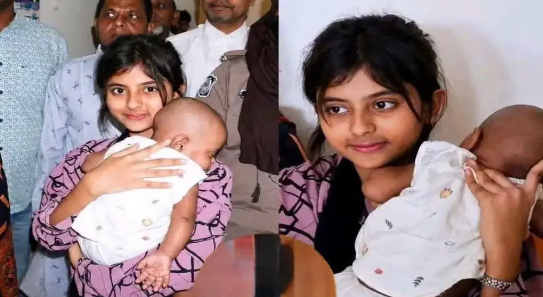 আদালতের আদেশে আড়াই মাস পর নিজের সাত মাসের শিশুসন্তানকে ফিরে পেল কিশোরী। ছবি: সংগৃহীত