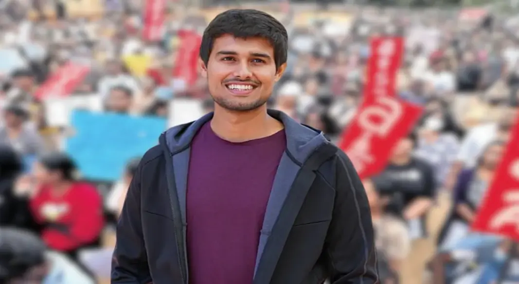 বেঙ্গালুরুতে ভোটার তালিকা সংশোধনের বিরোধিতায় আয়োজিত বিক্ষোভ সমাবেশে যোগ দিচ্ছেন ধ্রুব রাঠি। ছবি: সংগৃহীত