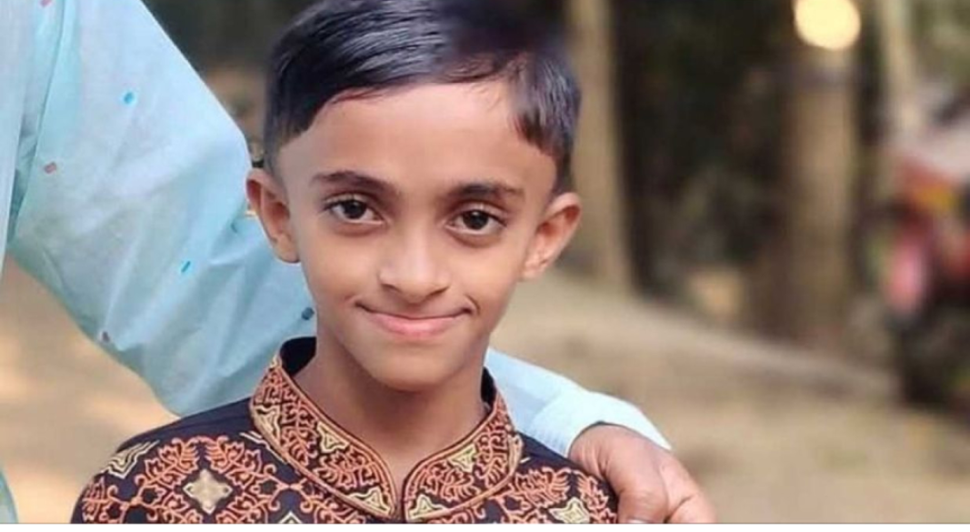 চতুর্থ শ্রেণির শিক্ষার্থী আহনাফ আল মাঈন নাশিত