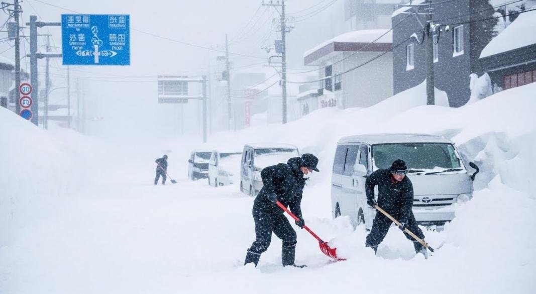 জাপানে রেকর্ড তুষারপাত, ব্যাপক প্রাণহানি ও জরুরি সতর্কতা জারি