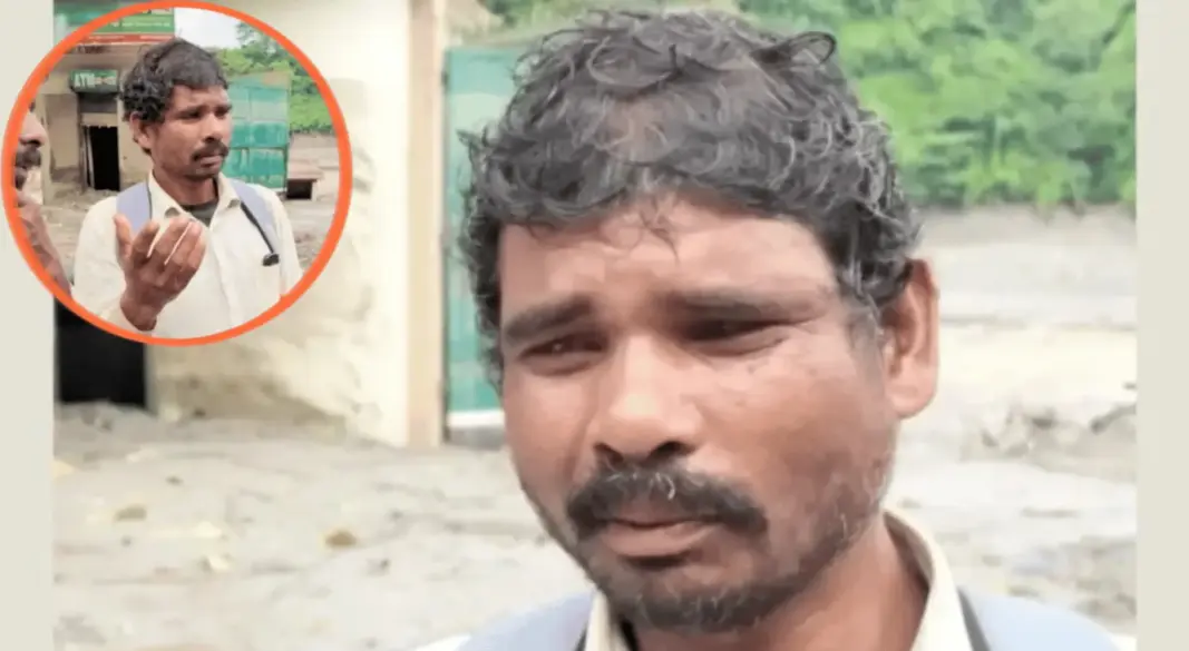 কাঁধে ব্যাগ নিয়ে নেপালের পাহাড়ি পথ ধরে হেঁটে ছেলের খোঁজ করছেন টালকা সদা। ছবি: স্মিতা শর্মা/আল জাজিরা