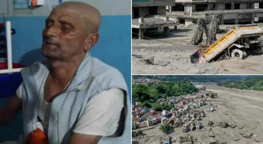 নেপালের নুয়াকোটে বন্যার পর কাদায় ঢেকে গেছে ঘরবাড়ি ও আশপাশের এলাকা। ছবি: সংগৃহীত