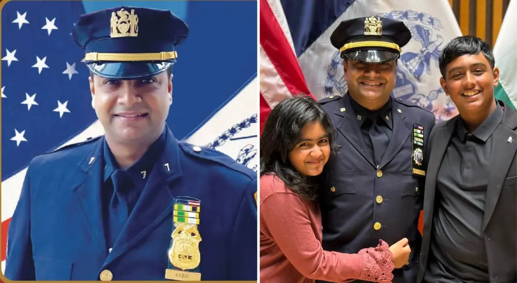 নিউইয়র্ক সিটি পুলিশ ডিপার্টমেন্টে লেফটেন্যান্ট পদে  হুমায়ুন কবির।