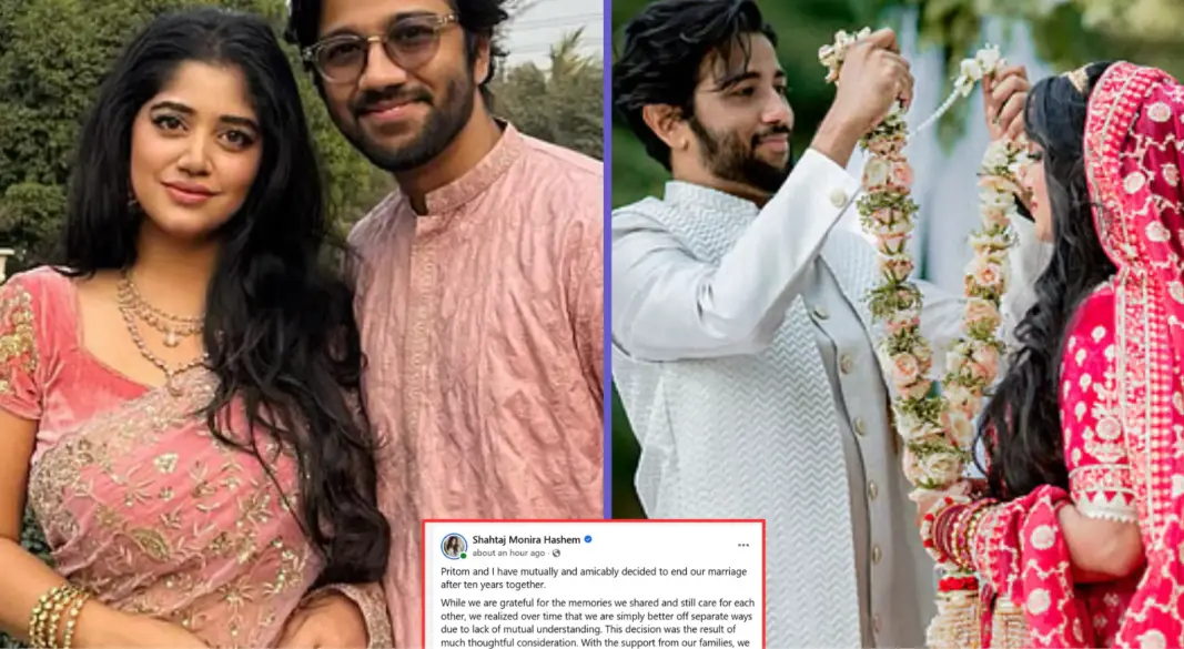 প্রীতম ও শেহতাজের বিবাহবিচ্ছেদ: পারস্পরিক বোঝাপড়ার অভাবেই দাম্পত্য জীবনের আনুষ্ঠানিক ইতি