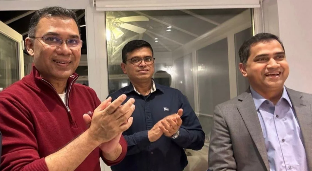 তারেক রহমানের সঙ্গে মুশফিকুল ফজল আনসারী