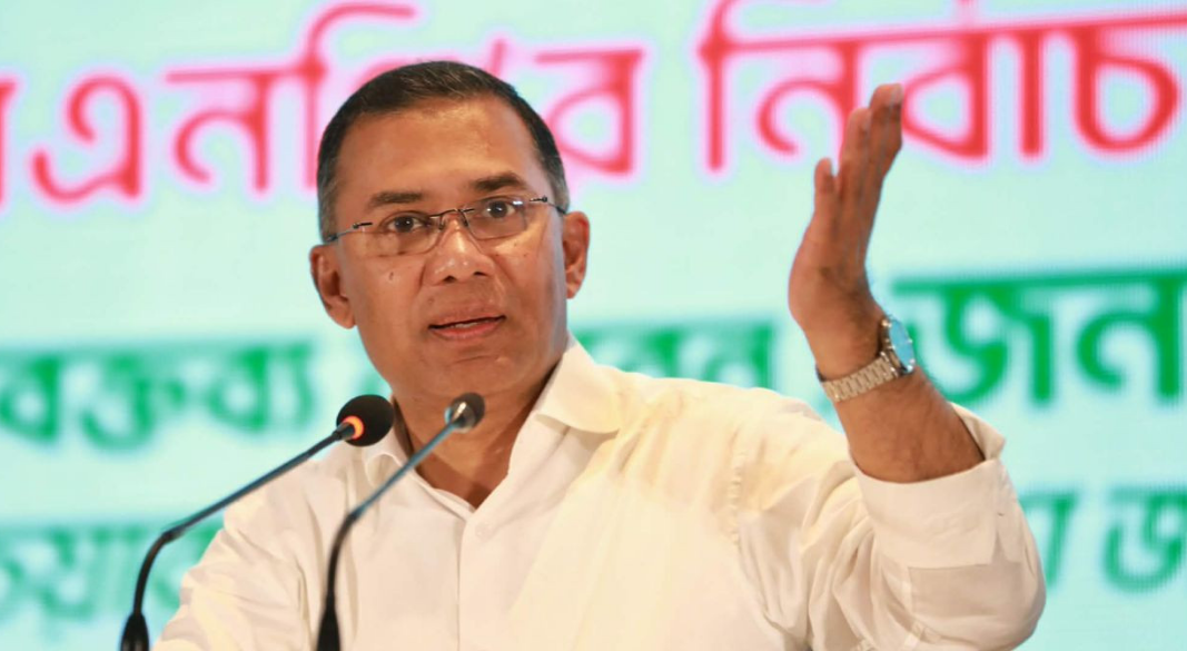 নির্বাচনে জয়ের পর প্রথম সংবাদ সম্মেলনে তারেক রহমান