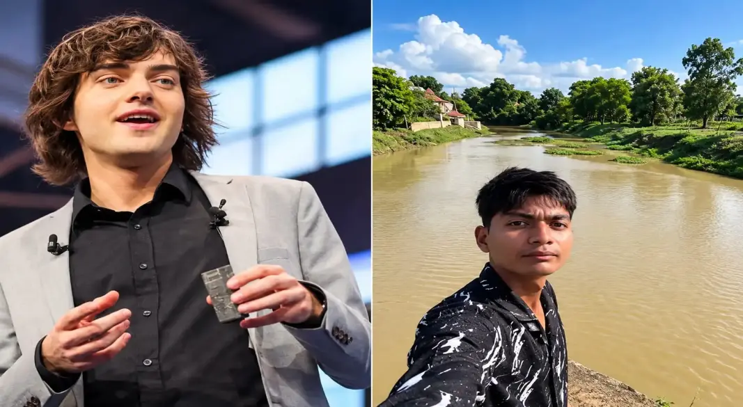 নিজ হাতে অজনার নদী পরিষ্কার করে আলোচনায় বিট্টু তাবাহি