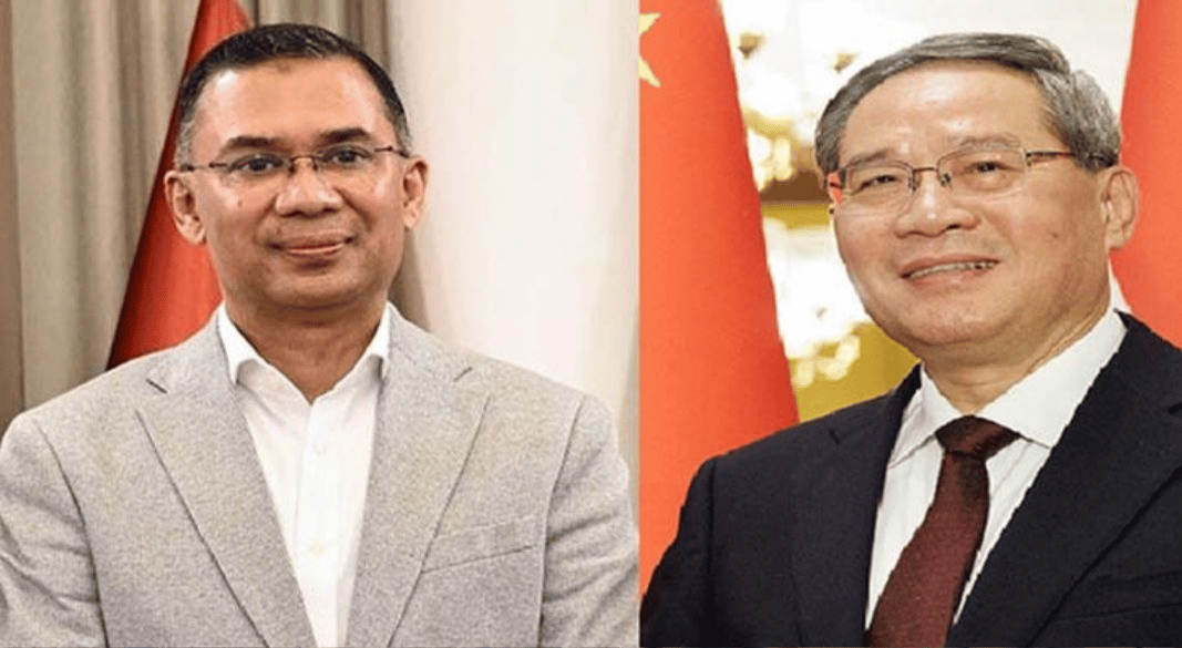 তারেক রহমানকে চীনের প্রধানমন্ত্রীর অভিনন্দন