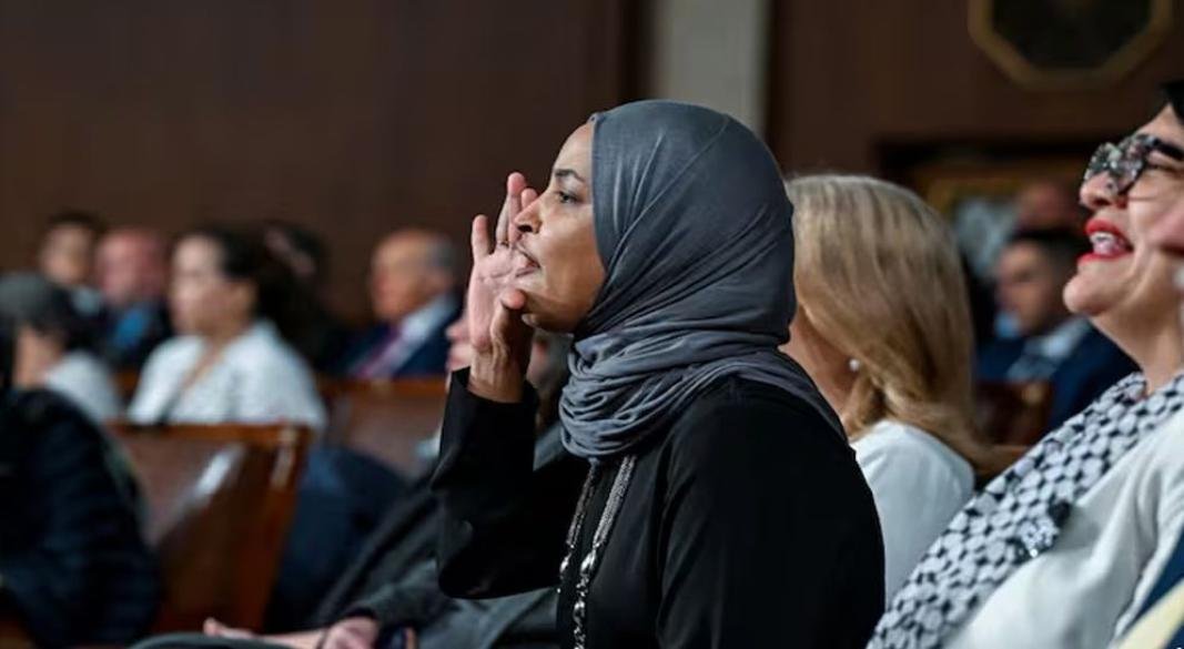 ডেমোক্র্যাটিক প্রতিনিধি ইলহান ওমার।