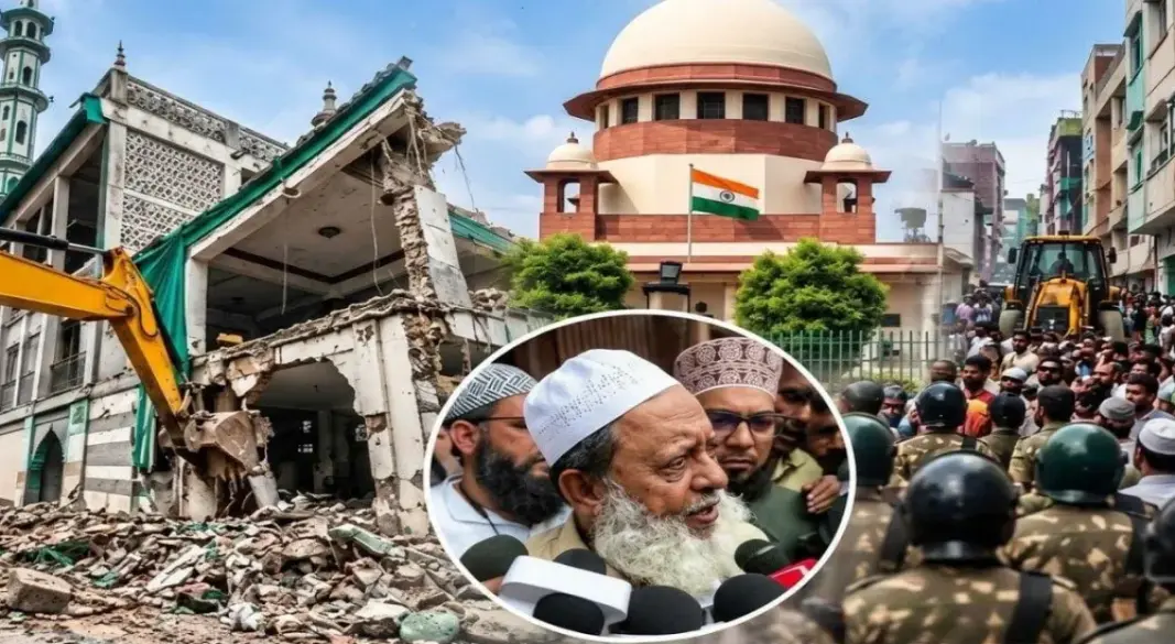ভারতে ৬০০ বছর পুরানো শাহী মসজিদ ভাঙার সিদ্ধান্ত, রাতভর মুসলিমদের অবস্থান