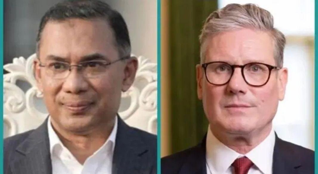 প্রধানমন্ত্রী তারেক রহমান ও যুক্তরাজ্যের প্রধানমন্ত্রী কিয়ার স্টারমার
