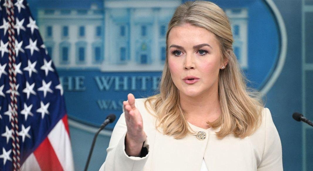 হোয়াইট হাউসের প্রেস সেক্রেটারি ক্যারোলিন লেভিট