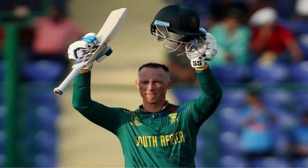 প্রোটিয়া ব্যাটিং স্তম্ভ রাসি ফন ডার ডাসেন।