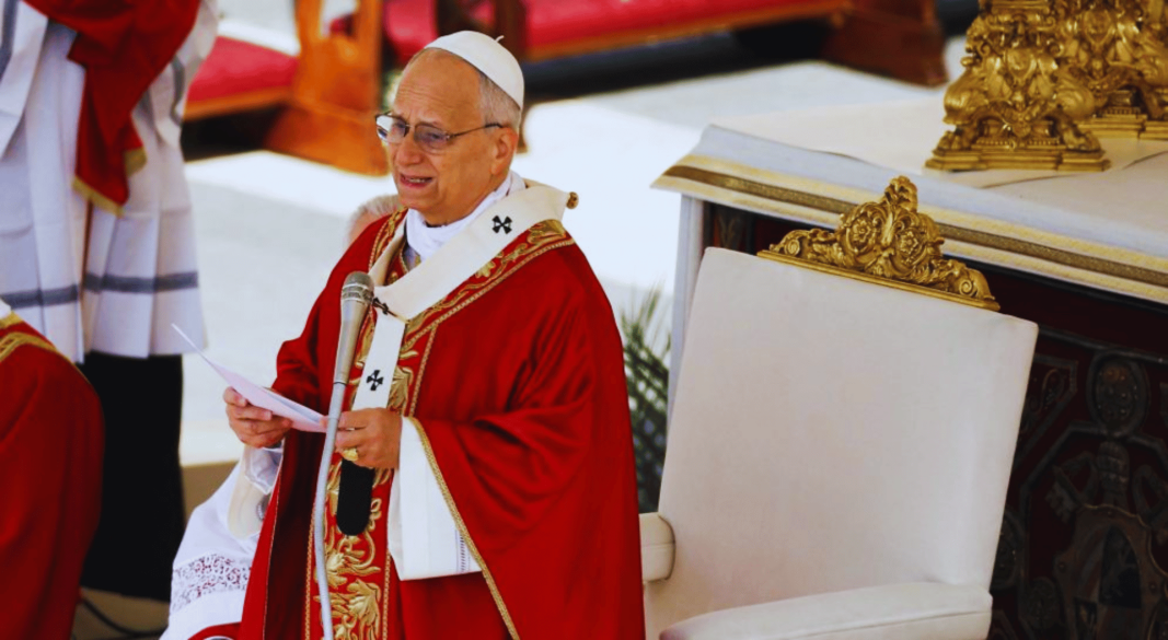 ক্যাথলিক খিস্টানদের প্রধান ধর্মগুরু পোপ চতুর্দশ লিও। ছবি: সংগৃহীত