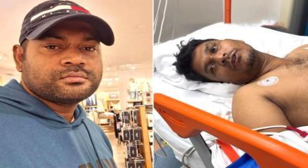 নিউইয়র্কের ব্রুকলিনে বন্দুকধারীর গুলিতে নিহত বাংলাদেশি যুবক রাজু (বামে) এবং হাসপাতালে চিকিৎসাধীন আহত অপরজন। ছবি: সংগৃহীত