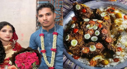 বিয়ে করলেন ভাইরাল সেই প্রবাসী, এবার পাতে ‘আস্ত খাসি’