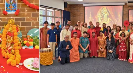 অস্ট্রেলিয়ার প্রথমবারের মতো  বিশ্ববিদ্যালয় ক্যাম্পাসে শিক্ষার্থীদের উদ্যোগে দুর্গাপূজা