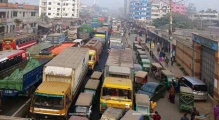 গাজীপুরে ৫০ কিমি যানজট