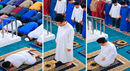 ইন্দোনেশিয়ায় ফজরের নামাজে ইমামতি করার সময় সিজদায় থাকা অবস্থায় মারা যান হ. আন্দি শামসুল বাহরি। ছবি: সংগৃহীত