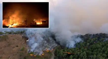 ক্যালিফোর্নিয়ার সান ক্লেমেন্তে ও সান হুয়ান ক্যাপিস্ট্রানো এলাকায় দাবানলের কারণে হাজারো বাসিন্দাকে সরিয়ে নেওয়ার নির্দেশ দেওয়া হয়েছে। গ্রাফিক্স: আমেরিকা বাংলা