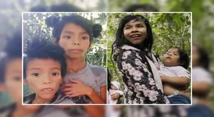 কলম্বিয়ার আমাজন অরণ্যে উড়োজাহাজ বিধ্বস্ত হওয়ার পর তিন ছোট ভাইবোনকে নিয়ে ৪০ দিন প্রতিকূল পরিবেশে বেঁচে ছিল ১৩ বছরের লেসলি মুকুতুই। ছবি: সংগৃহীত