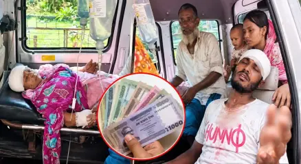 একই পরিবারের চারজনকে কুপিয়ে জখম