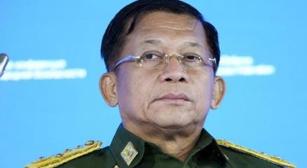 মিয়ানমারের সামরিক প্রধান মিন অং হ্লাইং।