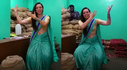 সবজি বিক্রি বাড়াতে নৃত্যের আয়োজন, চেন্নাইয়ের দোকানে ক্রেতাদের ভিড়। ছবি:সংগৃহীত