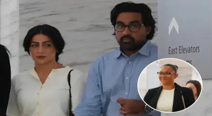 টেক্সাসের সারোগেসি মামলার আইনি লড়াইয়ে জয়ী ক্যালিফোর্নিয়ার ভারতীয় বংশোদ্ভূত দম্পতি নওশিন গিলকার ও ওমর আহমেদ। ছবি: সংগৃহীত