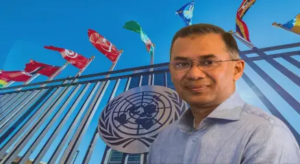 জাতিসংঘের ৮১তম সাধারণ পরিষদের অধিবেশনে যোগ দিতে আগামী ২১ সেপ্টেম্বর নিউইয়র্কে আসছেন প্রধানমন্ত্রী ও বিএনপি চেয়ারম্যান তারেক রহমান। ছবি: সংগৃহীত