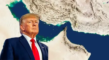 হরমুজ প্রণালীকে ‘যুক্তরাষ্ট্রের ভূখণ্ড’ হিসেবে দেখিয়ে নিজের ট্রুথ সোশ্যালে নতুন মানচিত্র প্রকাশ করেছেন প্রেসিডেন্ট ডোনাল্ড ট্রাম্প। ছবি: সংগৃহীত
