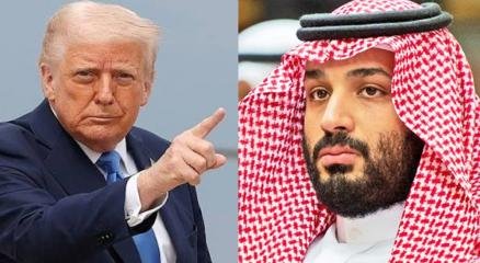 মার্কিন প্রেসিডেন্ট ডোনাল্ড ট্রাম্প এবং সৌদি যুবরাজ মোহাম্মদ বিন সালমান।