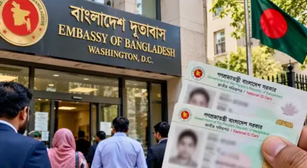 যুক্তরাষ্ট্রে প্রবাসীদের স্মার্ট কার্ড দিচ্ছে বাংলাদেশ দূতাবাস, প্রতিনিধি দিয়েও সংগ্রহের সুযোগ