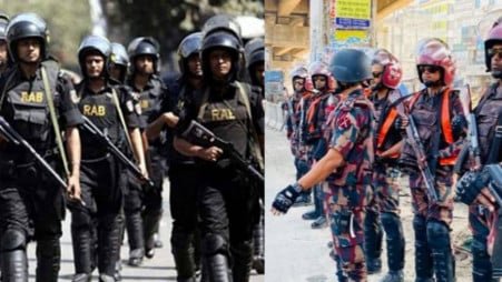 নিষিদ্ধ লীগ রুখতে সতর্ক পাহারায় - বিজিবি , র‍্যাব, সেনাবাহিনী!